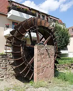 Roue à aubes.