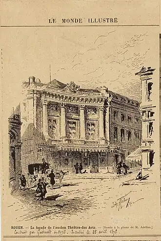 Image illustrative de l’article Incendie du théâtre des Arts de Rouen