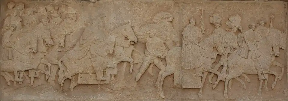 Relief de l'Entrevue du Camp du Drap d'Or.