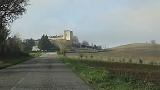 Vue est depuis la D19.