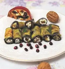 Roulade aubergines noix