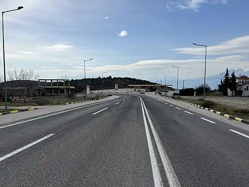 Route EO3 à Lamía.