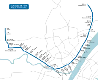 Voir la carte de la ligne.