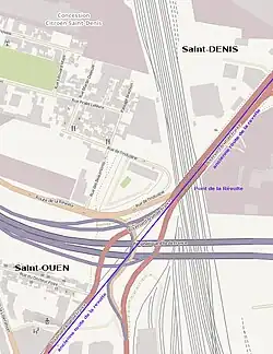 Route et pont de la Révolte en 2014