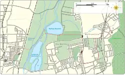 Map of Tottenham and Walthamstow, showing the route the two criminals took.