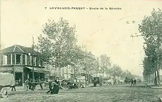 Route de la Révolte à Levallois(vers 1910).