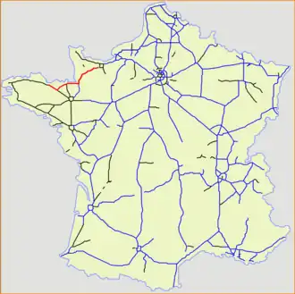 Itinéraire de la route européenne 401