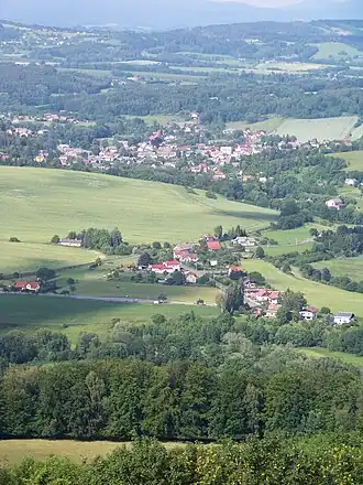 Rovensko pod Troskamivue du château.