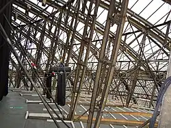 Royal  Albert Hall : structure du dôme