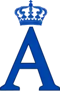 Monogramme du roi Alexandre Ier.