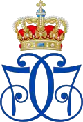 Monogramme du roi Christian VII.