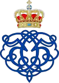 Monogramme du roi Christian V.