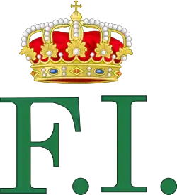 F.I. surmonté d'une couronne royale