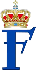 Monogramme du roi Frédéric Ier.
