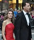 Letizia et Felipe, princesse et prince des Asturies.