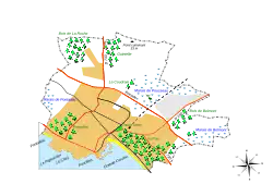 Carte des espaces naturels de Royan : bois, marais et plages