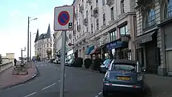 Place de stationnement à durée limitée avec contrôle par disque (début de la prescription)