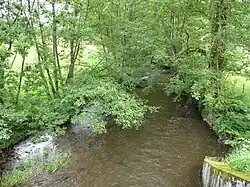 La Rozeille à Moutier-Rozeille (route départementale 990).