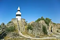 Ruines du château d'Alter Pedroso faisant partie de la ligne de défense de l'Alentejo lors de la guerre de Restauration.