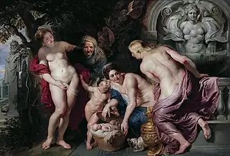 Rubens : Érichthonios découvert par les filles de Cécrops (1616).