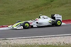 Photo vue de gauche de la BGP 001 de Barrichello en Allemagne