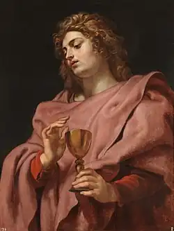 Saint Jean l'Évangéliste, vers 1611, Pierre Paul Rubens, Musée du Prado.