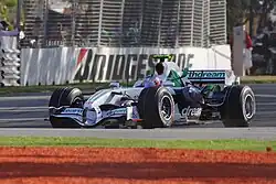 Photo de la Honda RA108 de Rubens Barrichello