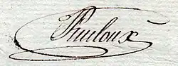 signature de François Rucloux