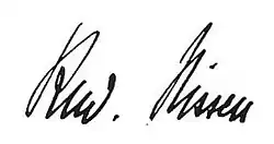 signature de Rudolf Nissen