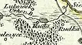 Ruda sur la carte de la Galice occidentale de 1803.