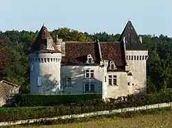 Le château de Bellussière.