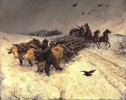 Rudolf Koller, Promenade en traineau (1892)