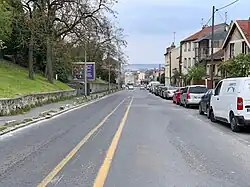 La rue en avril 2021.