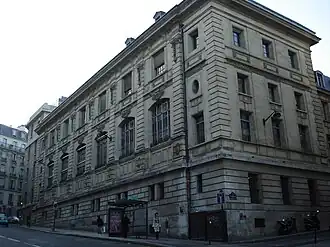 Façade arrière de l'ancienne École polytechnique.