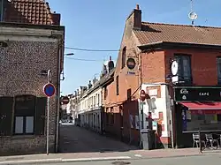 Rue Delezenne vue de la rue d'Esquermes