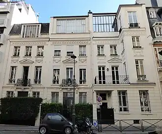 21, rue Dufrenoy : maisons de style néo-classique anglais.