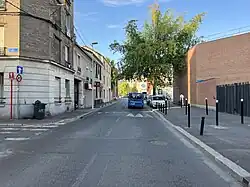 La rue en juillet 2022.