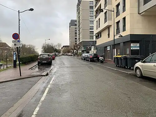 Vue de la rue Hippolyte-Pinson