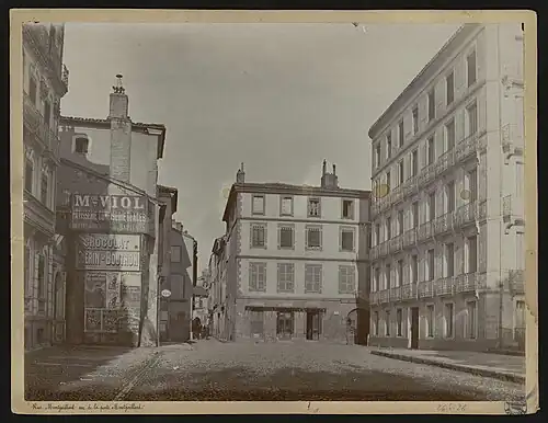 La rue Montgaillard, par Paul Bacard (1908, archives municipales).