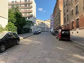 La rue depuis la rue Croulebarbe.