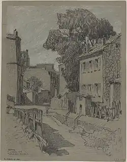 Rue Saint-Vincent, Gustave Ferdinand Boberg, 1926.