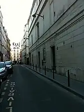 Rue de Chéroy en 2012.