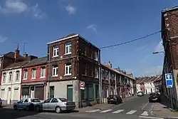 Logements sociaux de 1868 de la Compagnie immobilière de Lille rue de Lyon.