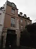 No&nbsp;66-68 : hôtel Boulin vu de l'ancien jardin.