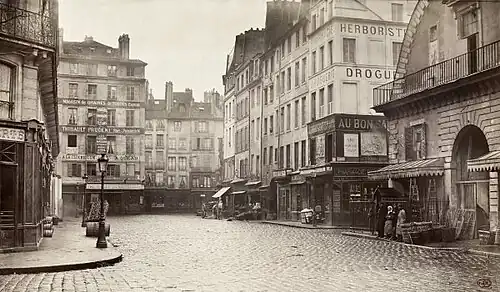 La rue de la Lingerie en 1865