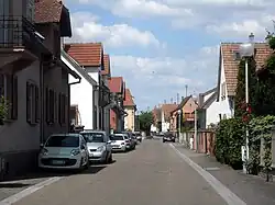 Une rue à l'est du centre.