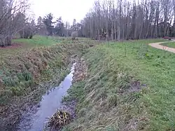 Le ru des Godets dans le parc de la Noisette.
