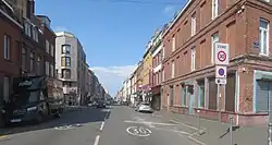 Rue des Postes vue de la porte des Postes