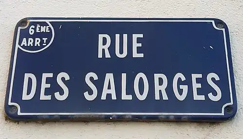 Panneau de rue