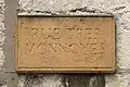 Plaque des trois monnoyes.